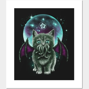 Cosmic Purrrcraft Posters and Art